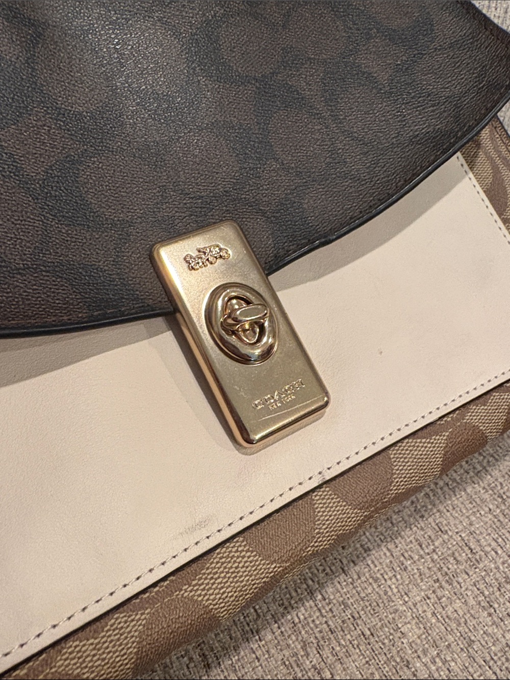 COACH Lane Shoulder Bag- Blocked Signature Canvas - Picture 15 of 15